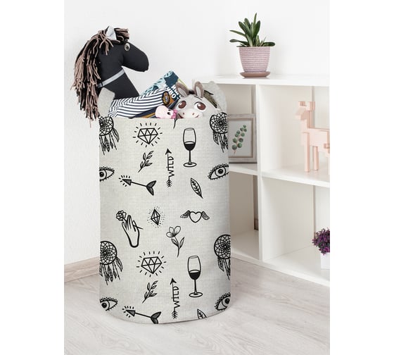 Изображение товара Корзина для игрушек JoyArty "Атрибуты вечности" 40x60 см toba_385280_L