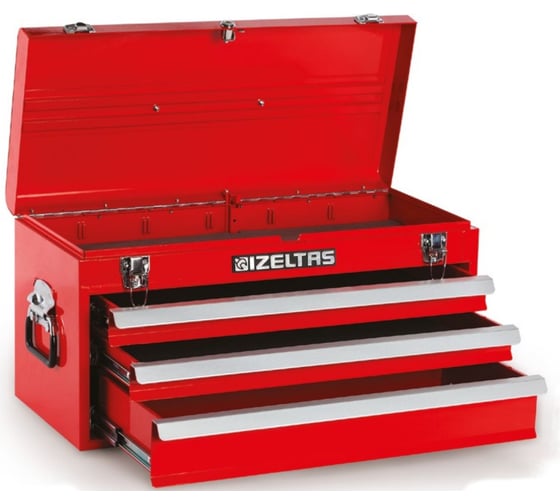 Изображение товара Инструментальный ящик без инструментов IZELTAS 3 выдвижных ящика 8320331003