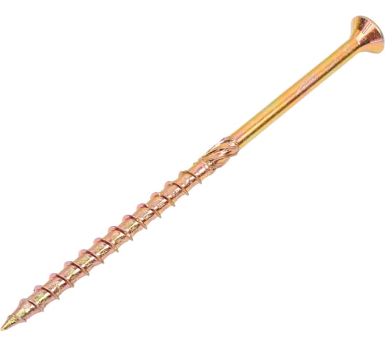 Изображение товара Конструкционный шуруп STARFIX 8x160 мм, потайной, желтый цинк, 5 шт. SMZ4-89048-5