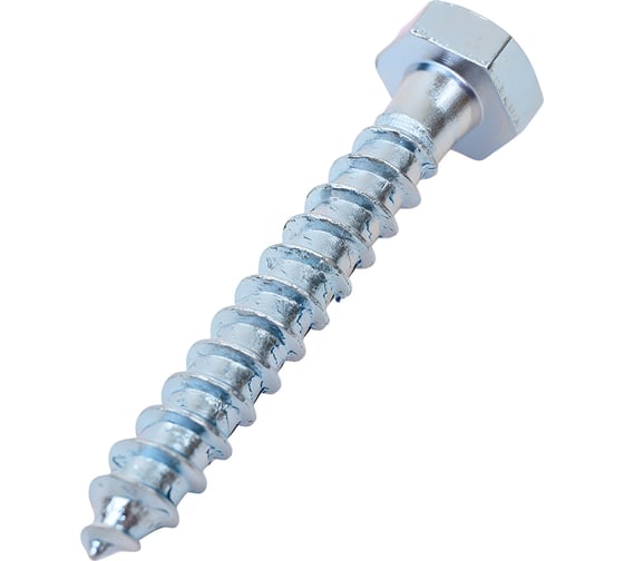 Изображение товара Шестигранный шуруп STARFIX 6x40 мм, цинк, DIN 571, 10 шт. SMZ1-59711-10