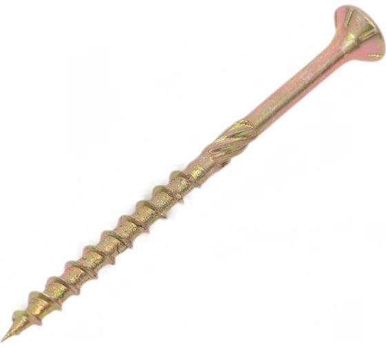 Изображение товара Конструкционный шуруп STARFIX 3,5x50 мм, потайной, желтый цинк, 50 шт. SMZ2-43938-50