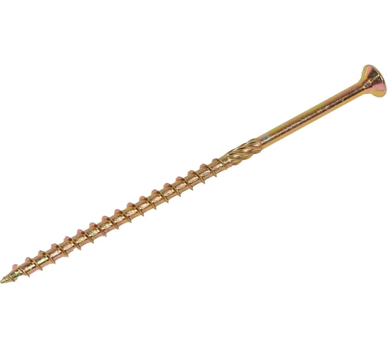 Изображение товара Конструкционный шуруп STARFIX 6,0x140 мм, потайной, желтый цинк, 10 шт. SMZ4-69028-10