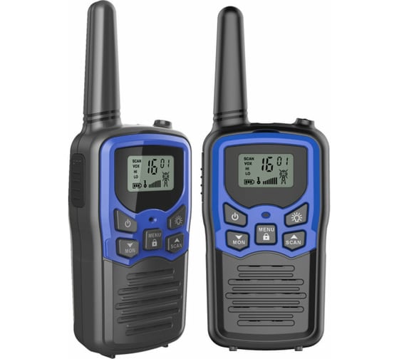 Изображение товара Комплект радиостанций Mdi MINI blue 2 шт M001.02