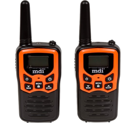 Изображение товара Комплект радиостанций Mdi MINI orange 2 шт M001.03