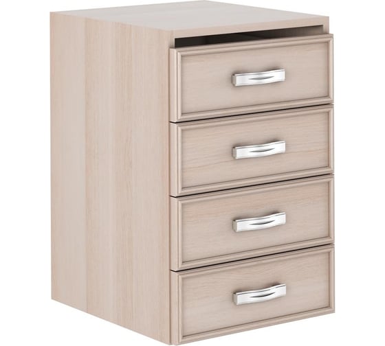 Изображение товара Подвесная тумба MODER серия мебели PORTO на 4 ящика, цвет ДУБ131 PRT106.L