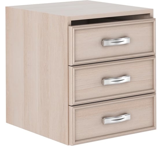 Изображение товара Подвесная тумба MODER серия мебели PORTO на 3 ящика, цвет ДУБ131 PRT107.L
