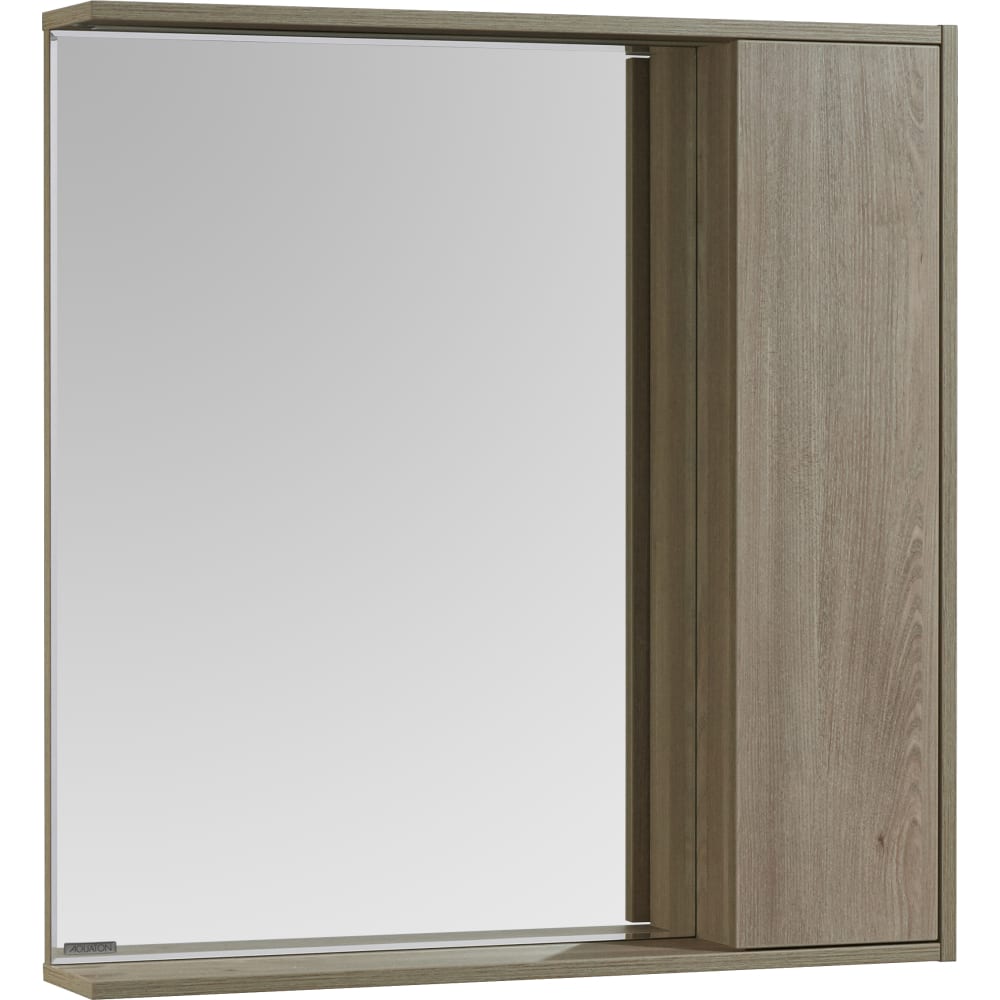 Правый зеркальный шкаф AQUATON зеркало aquaton