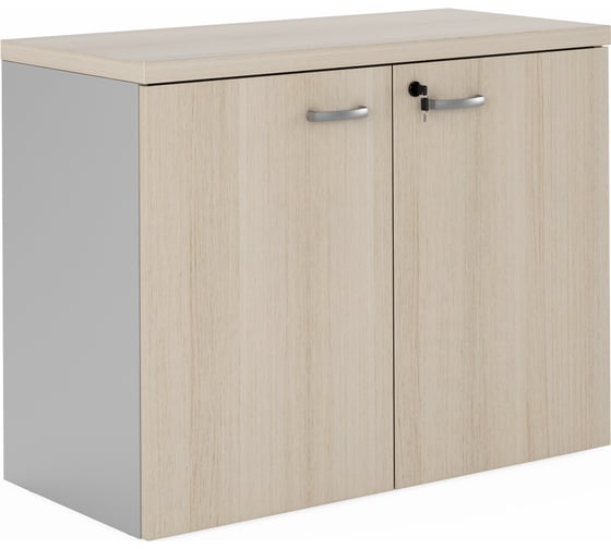 Изображение товара Шкаф MODER 72 серия мебели FLASH с деревянными дверями, цвет ДУБ131 FLS327.L