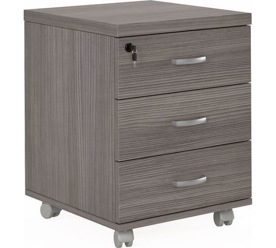 Изображение товара Подкатная тумба MODER серия мебели FLASH 3 ящика, цвет лиственница FLS207.LS