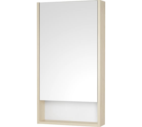 Изображение товара Зеркало-шкаф AQUATON Сканди 45 Белый/Дуб Верона 1A252002SDB20 00065161