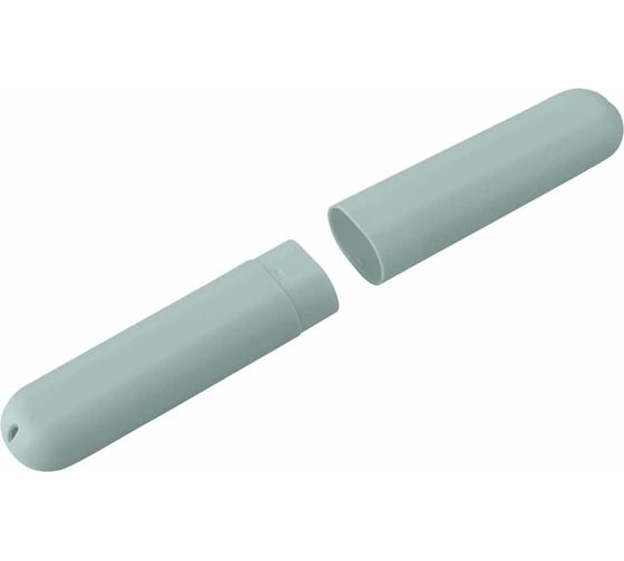 Изображение товара Футляр для зубной щетки Бытпласт 195x28x21 мм., (Светло-голубой) 433217031