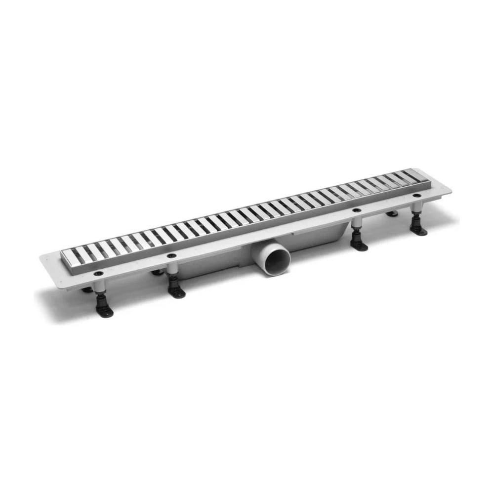 Изображение товара Душевой трап из нержавеющей стали Plastikbrno 400 мм SZA3400 с перфорированной решеткой