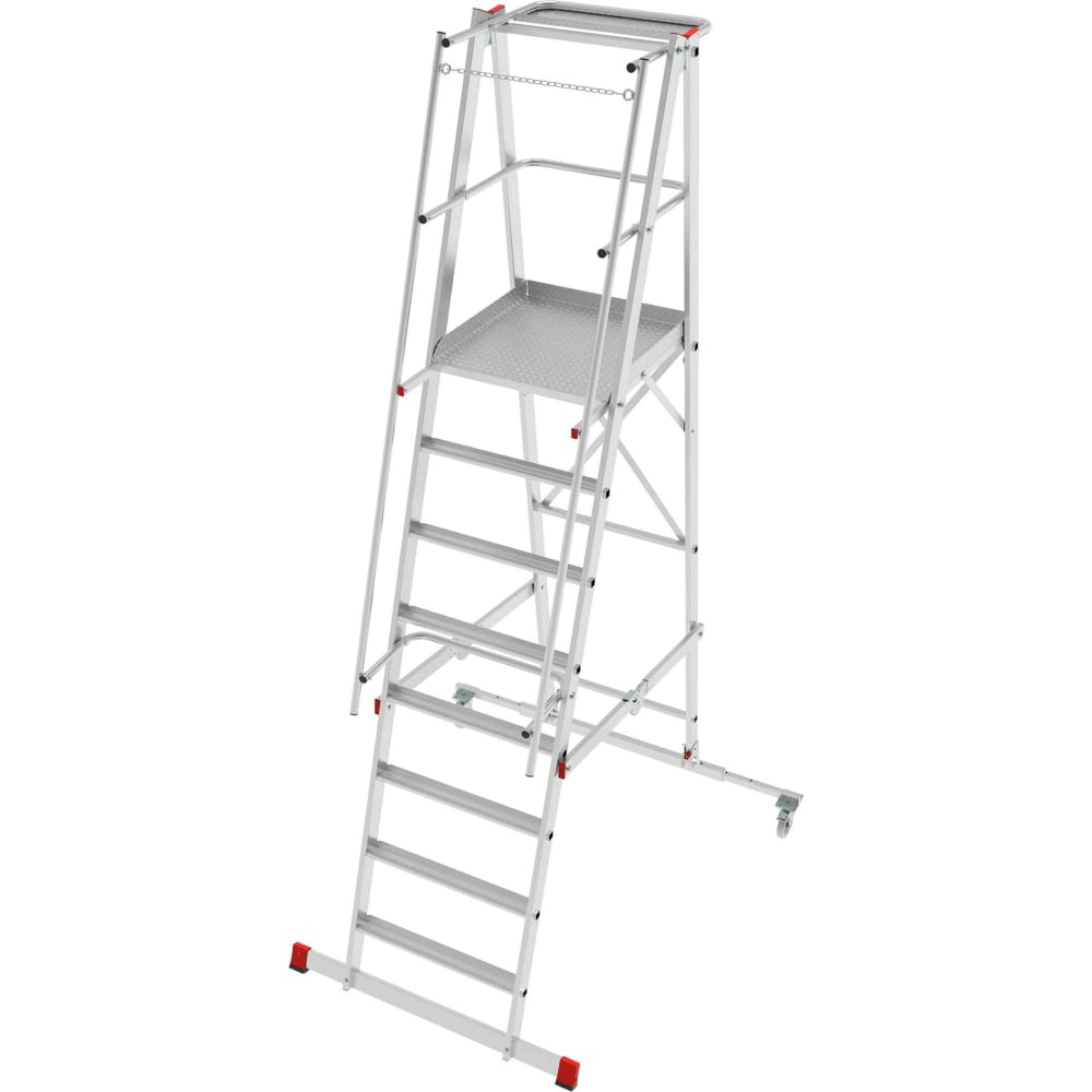 Передвижная складная лестница-стремянка Новая Высота складная стремянка unistor