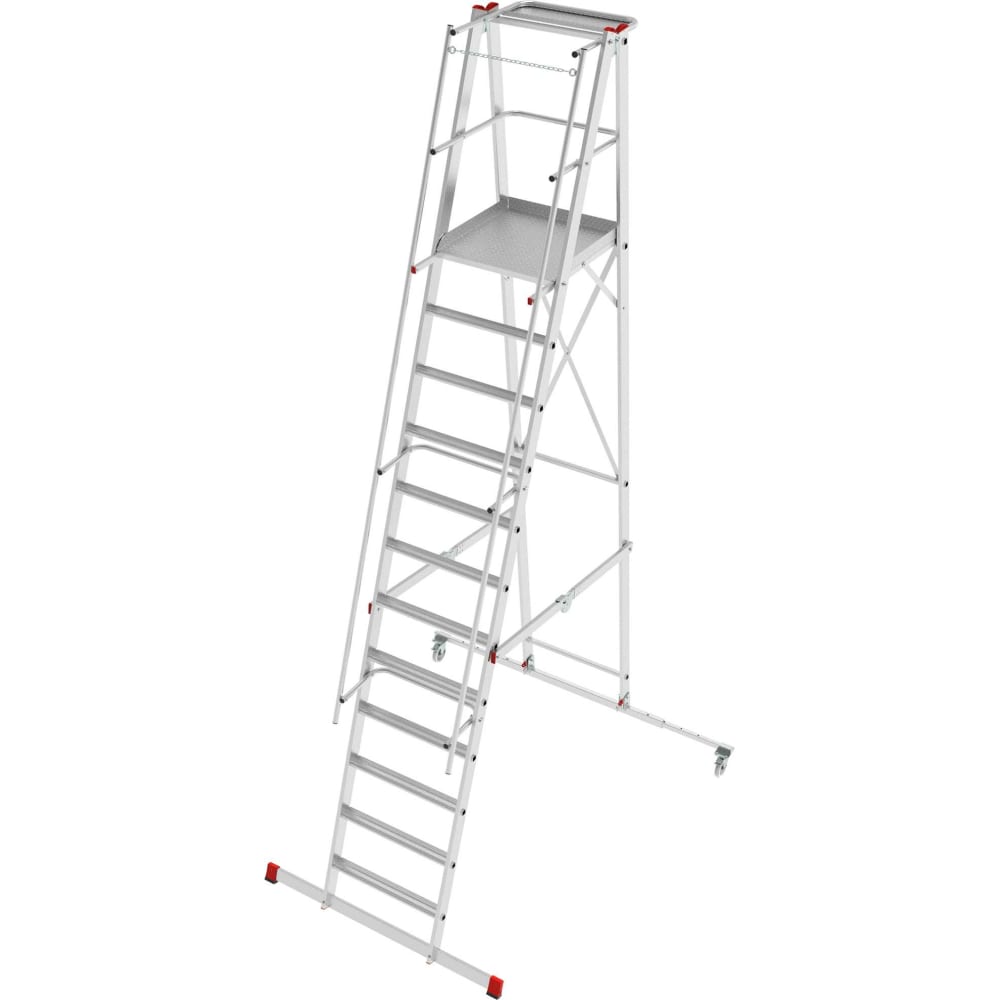 Передвижная складная лестница-стремянка Новая Высота передвижная складная лестница стремянка новая высота