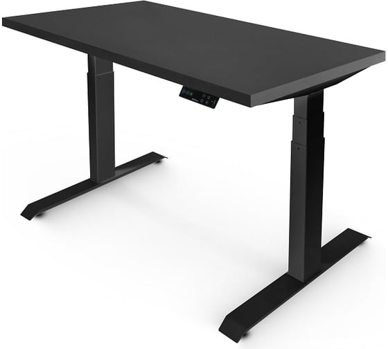 Изображение товара Стол двухмоторный с регулируемой высотой StolStoya ТИТАН подстолье черное и столешница МДФ эмаль SE221IBB12065