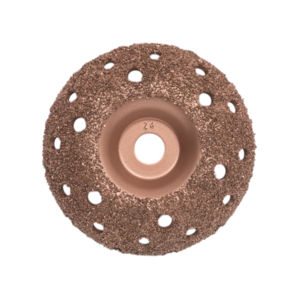 Изображение товара Шероховальная твердосплавная насадка 102х38 мм; 14 мм; зернистость 24 для шерохования