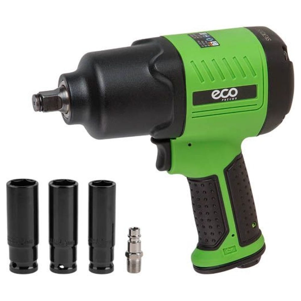 Изображение товара Пневмогайковерт ECO AIW-980S 1200 Нм Twin Hammer для автоаксессуаров