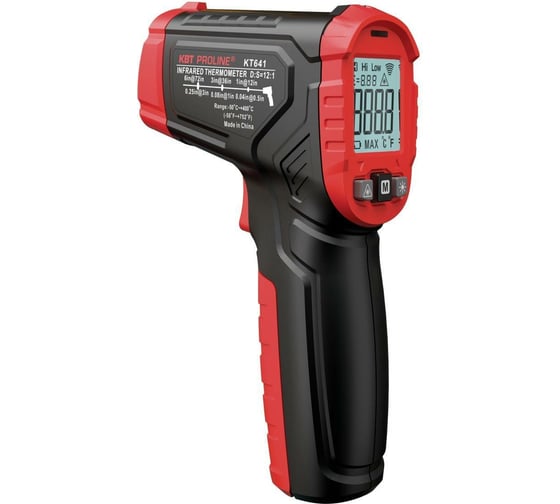 Изображение товара Бесконтактный цифровой пирометр КВТ KT 641A PROLINE 87244