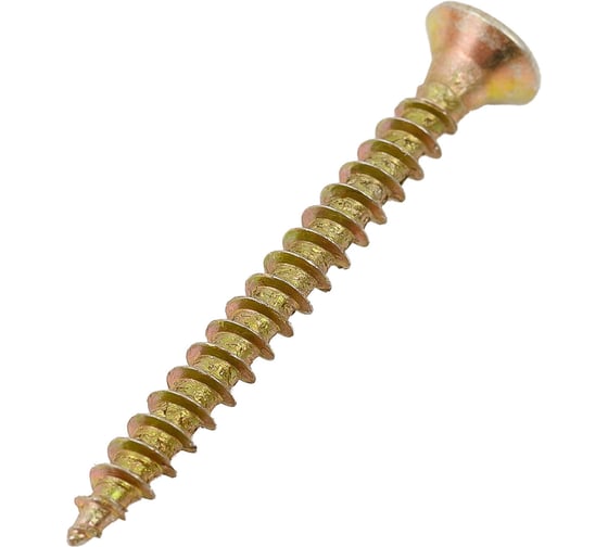 Изображение товара Универсальный шуруп STARFIX 2,5x25 мм, желтый цинк, 1000 шт. SMC1-100405-1000