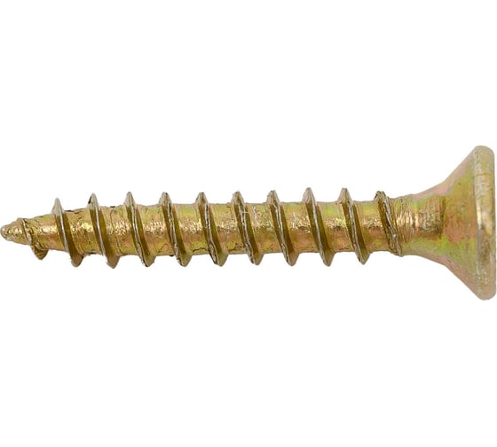 Изображение товара Универсальный шуруп STARFIX 2,5x16 мм, желтый цинк, 100 шт. SMZ1-100396-100