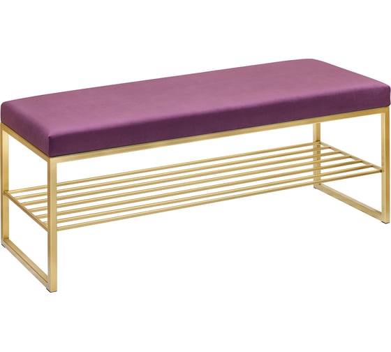 Изображение товара Банкетка GreenWeen RUBY, золотая, Marsala GW-RUBY-MARS-110G