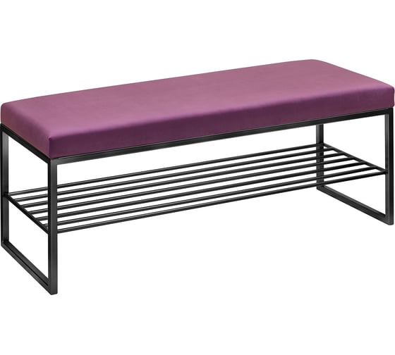 Изображение товара Банкетка GreenWeen RUBY, черная, Marsala GW-RUBY-MARS-110B