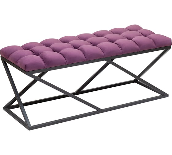 Изображение товара Банкетка GreenWeen ZUMA, черная, Marsala, каретная стяжка GW-ZUMA-MARS-110B-K