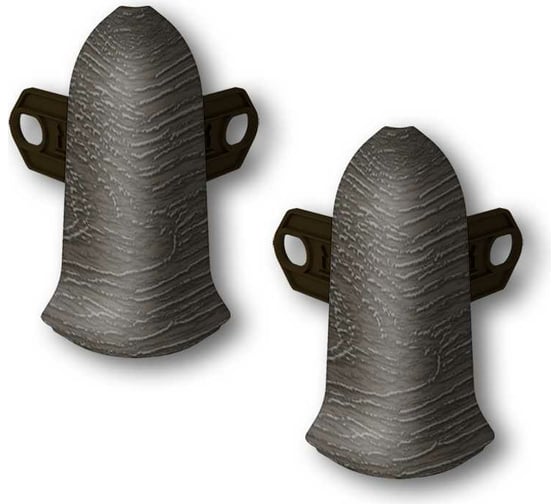 Изображение товара Наружный угол для плинтуса IDEAL Классик 55 мм, 303 венге темный К-П55-Нк-Ф2 303 ВНГ ТЕМ