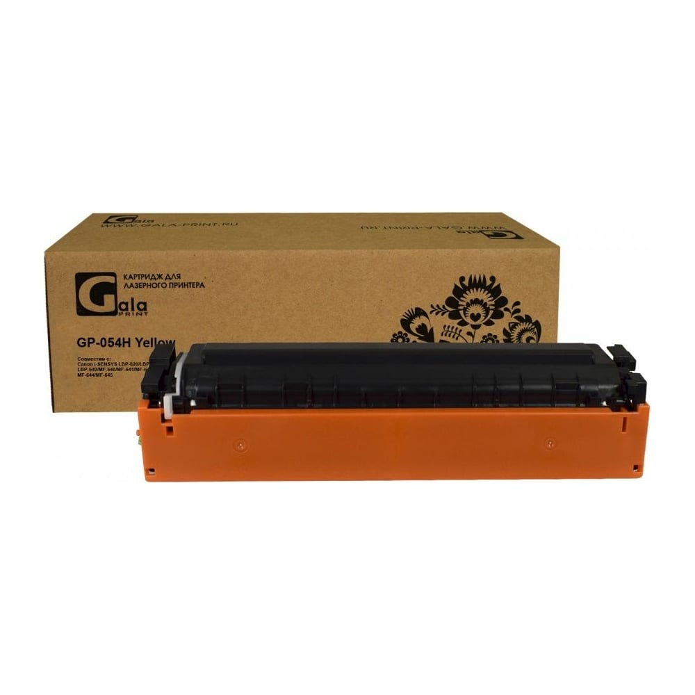 Изображение товара Картридж для принтеров Canon Yellow 2300 страниц GalaPrint GP_054H_Y
