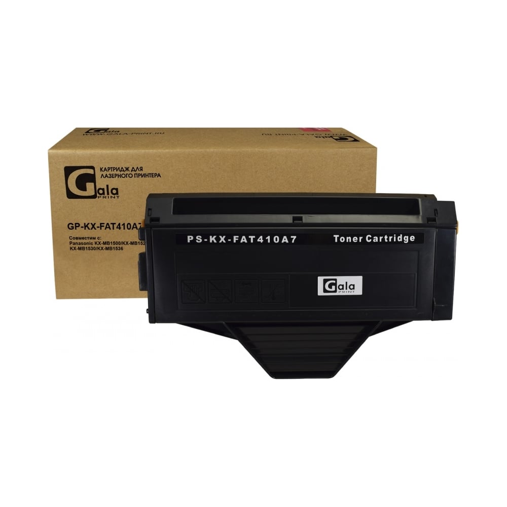 Изображение товара Картридж для принтеров Panasonic GalaPrint GP_KX-FAT410A черный лазерный ресурс 2500 страниц