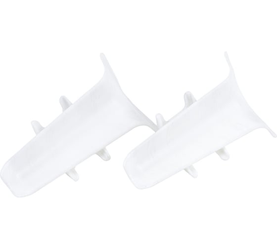 Изображение товара Внутренний угол для плинтуса DECONIKA (55 мм; 001 белый 2 шт.) Д-П55-В-Ф2 001 БЕЛ