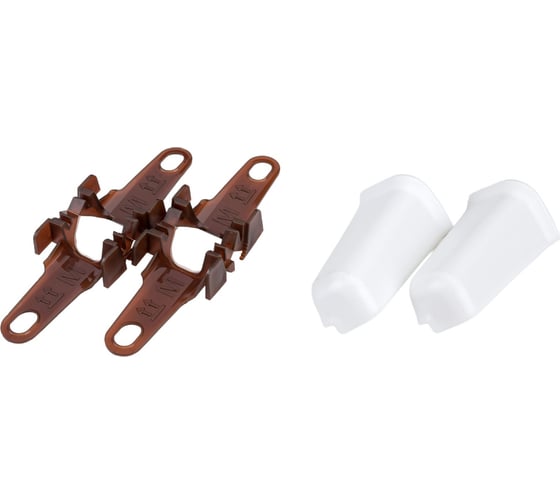 Изображение товара Наружный угол для плинтуса DECONIKA (55 мм; 001 белый; 2 шт.) Д-П55-Нк-Ф2 001 БЕЛ