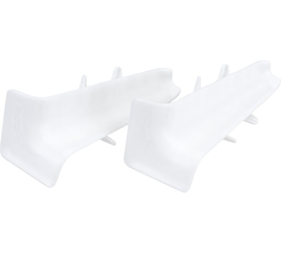 Изображение товара Внутренний угол для плинтуса DECONIKA (70 мм; 001 белый; 2 шт.) Д-П70-В-Ф2 001 БЕЛ