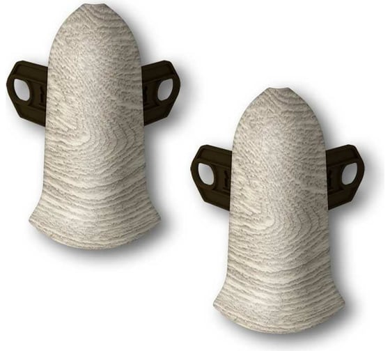 Изображение товара Наружный угол для плинтуса IDEAL Классик 70 мм, 229 дуб латте К-П70-Нк-Ф2 229 дуб ЛАТ