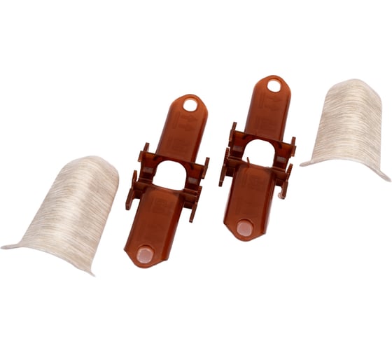 Изображение товара Наружный угол для плинтуса IDEAL Классик 55 мм, 230 дуб айсберг К-П55-Нк-Ф2 230 дуб АЙС