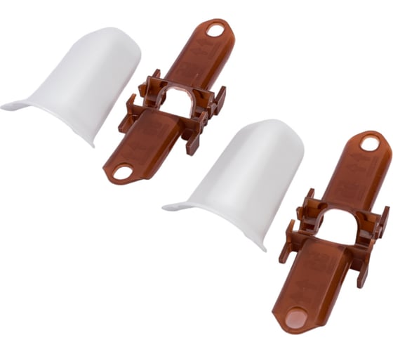 Изображение товара Наружный угол для плинтуса IDEAL Классик 55 мм, 001 белый К-П55-Нк-Ф2 001 БЕЛ