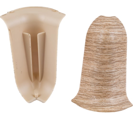 Изображение товара Наружный угол для плинтуса IDEAL Классик 55 мм, 213 дуб северный К-П55-Нк-Ф2 213 дуб СЕВ