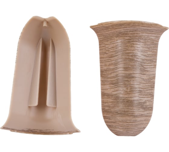 Изображение товара Наружный угол для плинтуса IDEAL Классик 55 мм, 208 дуб мокко К-П55-Нк-Ф2 208 дуб МОК