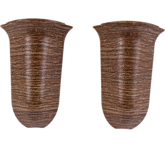 Изображение товара Наружный угол для плинтуса IDEAL Классик 55 мм, 341 ольха К-П55-Нк-Ф2 341 ОЛХ