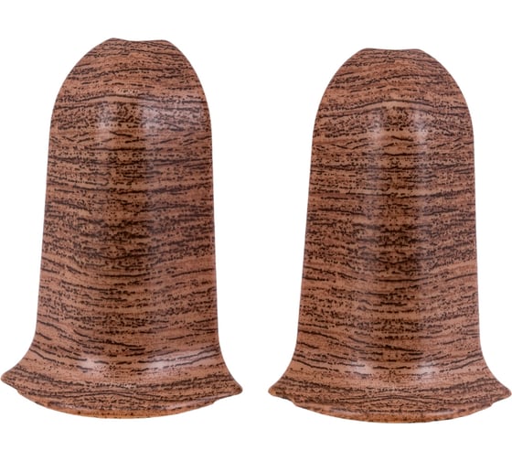 Изображение товара Наружный угол для плинтуса IDEAL Классик 55 мм, 293 орех темный К-П55-Нк-Ф2 293 ОРХ ТЕМ