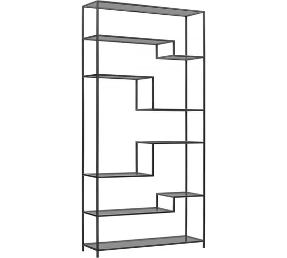 Изображение товара Стеллаж GreenWeen JAQLENE, черный, стекло GW-JAQLENE-B-G