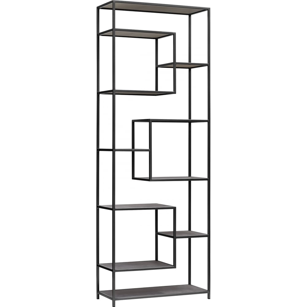 Изображение товара Стеллаж GreenWeen OLIVIA черный с керамическими полками 1950x700x300