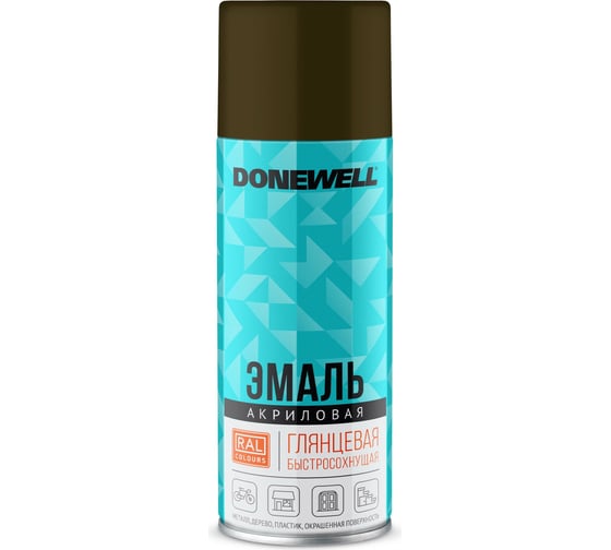 Изображение товара Эмаль универсальная акриловая DONEWELL RAL 6014 хаки глянцевая DW-A6014
