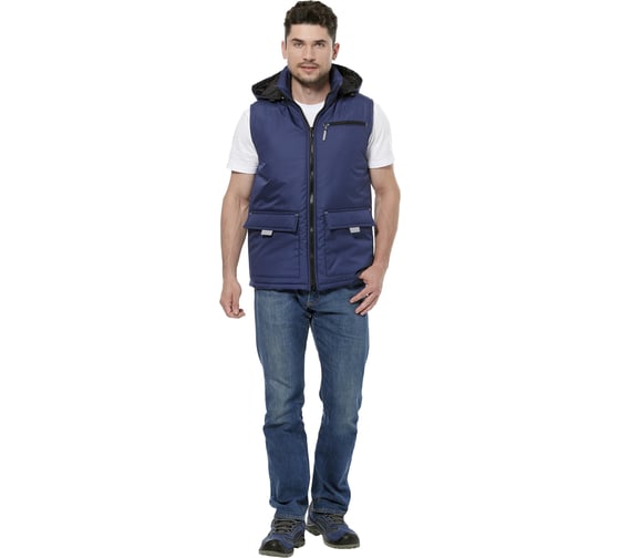 Изображение товара Жилет Эксперт Спецодежда Универсальный темно-синий/серый, р. 48-50, рост 182-188 6446000031547