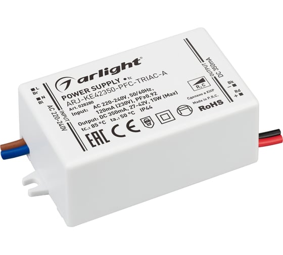 Изображение товара Блок питания Arlight ARJ-KE42350-PFC-TRIAC-A 028280