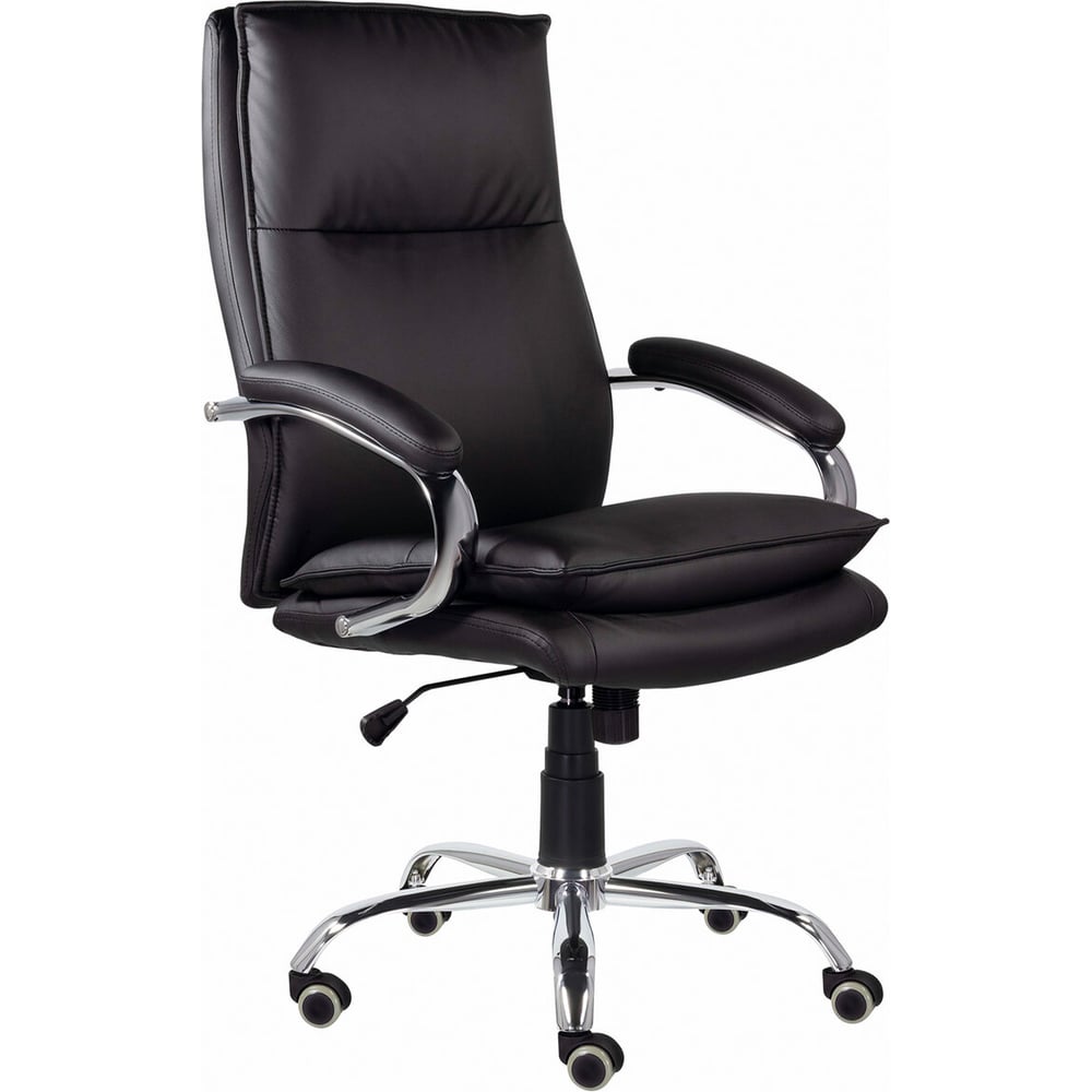 Изображение товара Офисное кресло BRABIX PREMIUM Cuba EX-542 из экокожи черное стильное комфортное