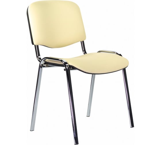Изображение товара Стул Staff Iso Lite хром, кожзам бежевый (Z-21) CF-008 532568