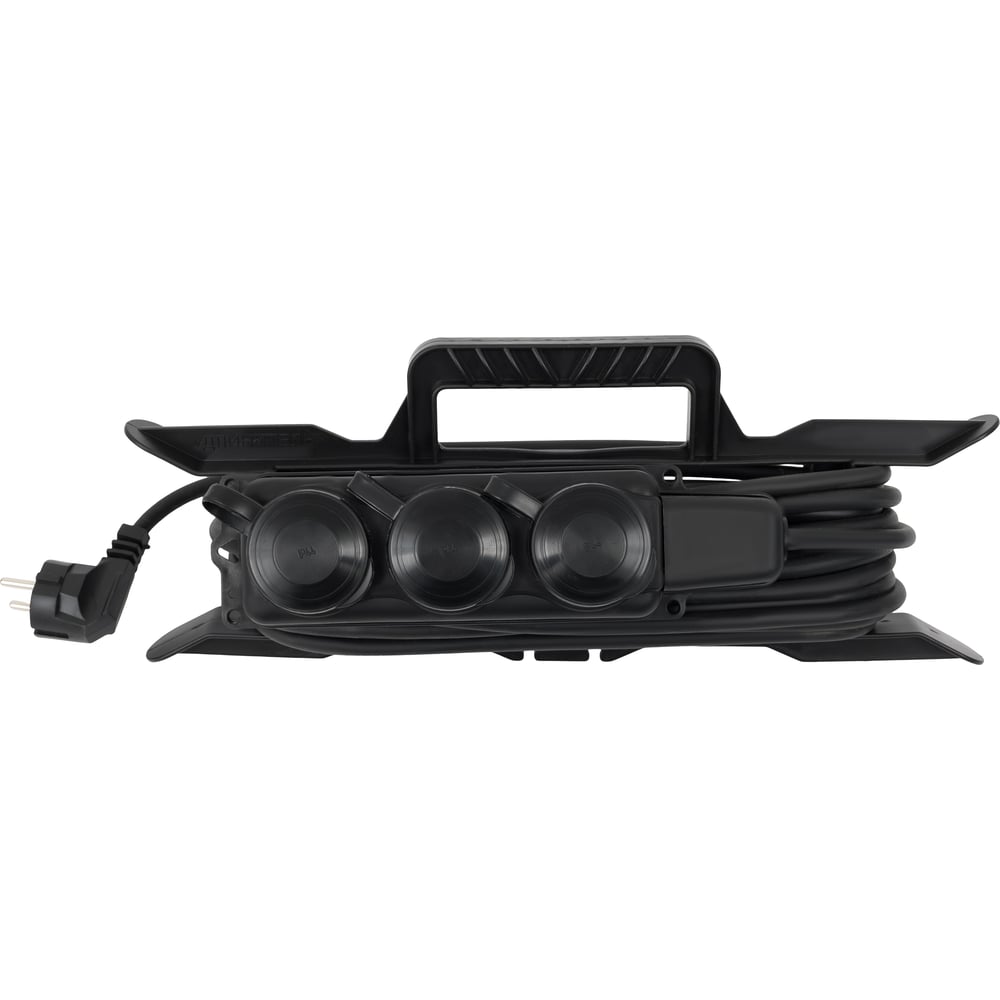 Изображение товара Удлинитель на каучуковой рамке Gigant Professional PEC-022 3 розетки 10 м