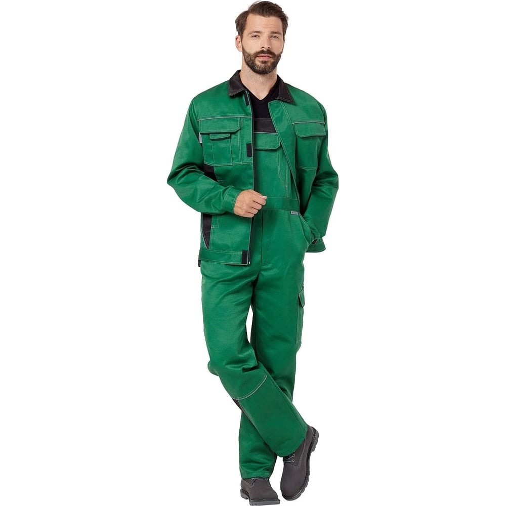 Изображение товара Костюм Эксперт Страйк 2 спецодежда для производства рост 182-188 зеленый/черный