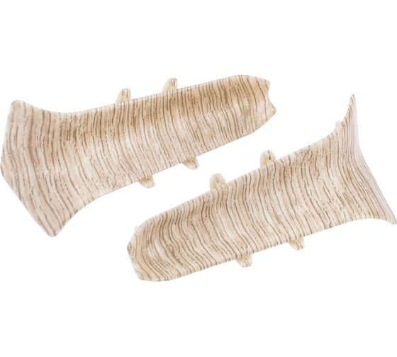 Изображение товара Внутренний угол для плинтуса IDEAL Классик 70 мм, 229 дуб латте К-П70-В-Ф2 229 дуб ЛАТ